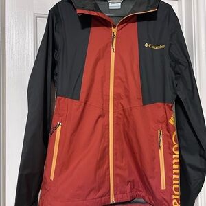Columbia Red and Black Windbreaker